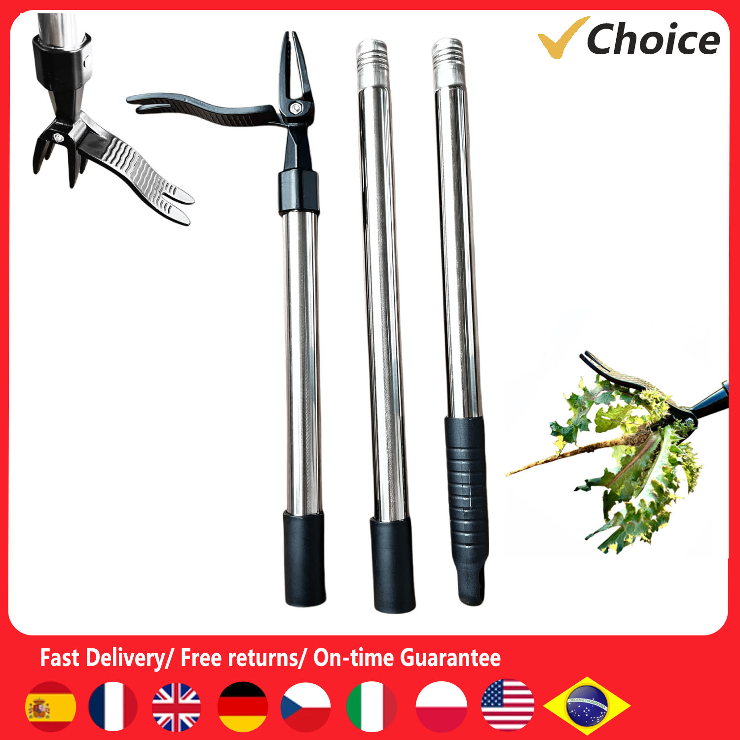 Weed Puller - 4 Claw Stand Up Weed Puller