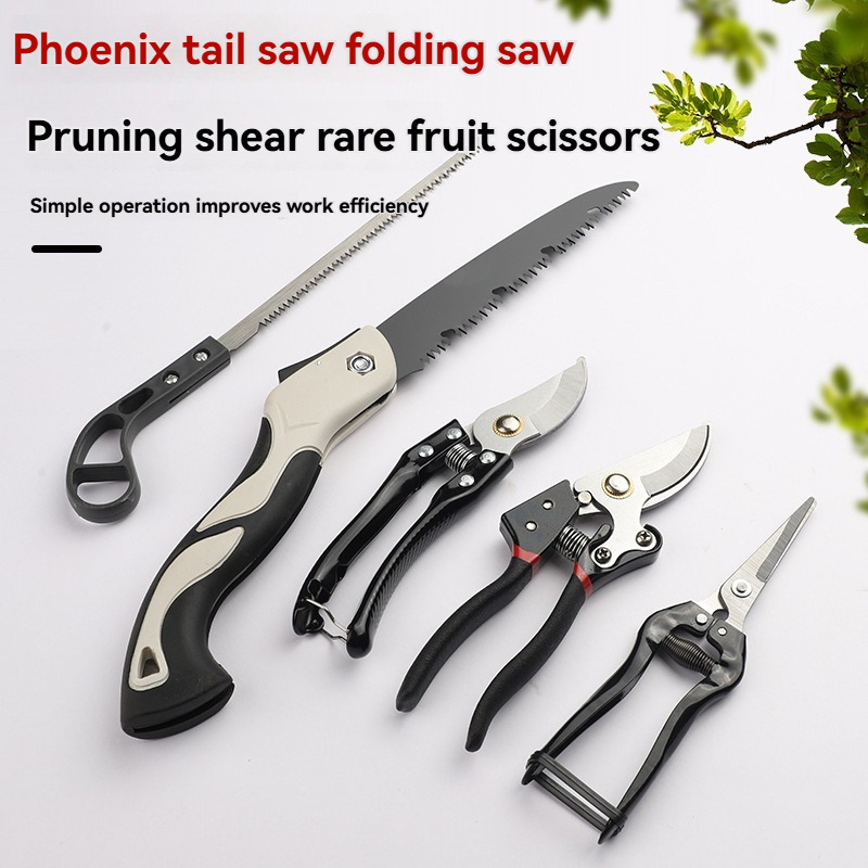 Essential Gardening Tools - Garden Pruning Shears Set with Folding