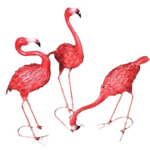 Gardening Tools Photo - Flamingo Garden Ornament Outdoor Window Home
