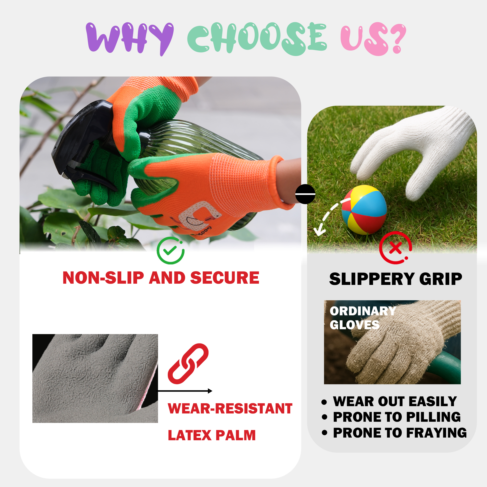 4 Pairs Kids Gardening Gloves  - đánh giá và giá Gardening Tools Kit For Kids
