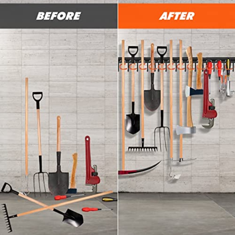 17'' All Metal Garden Tool Org - đánh giá và giá Gardening Tools Organizer