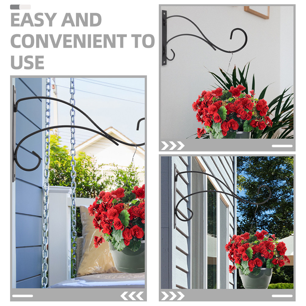 4Pcs Heavy Duty Iron Hanging P - đánh giá và giá Hanging Planter Basket