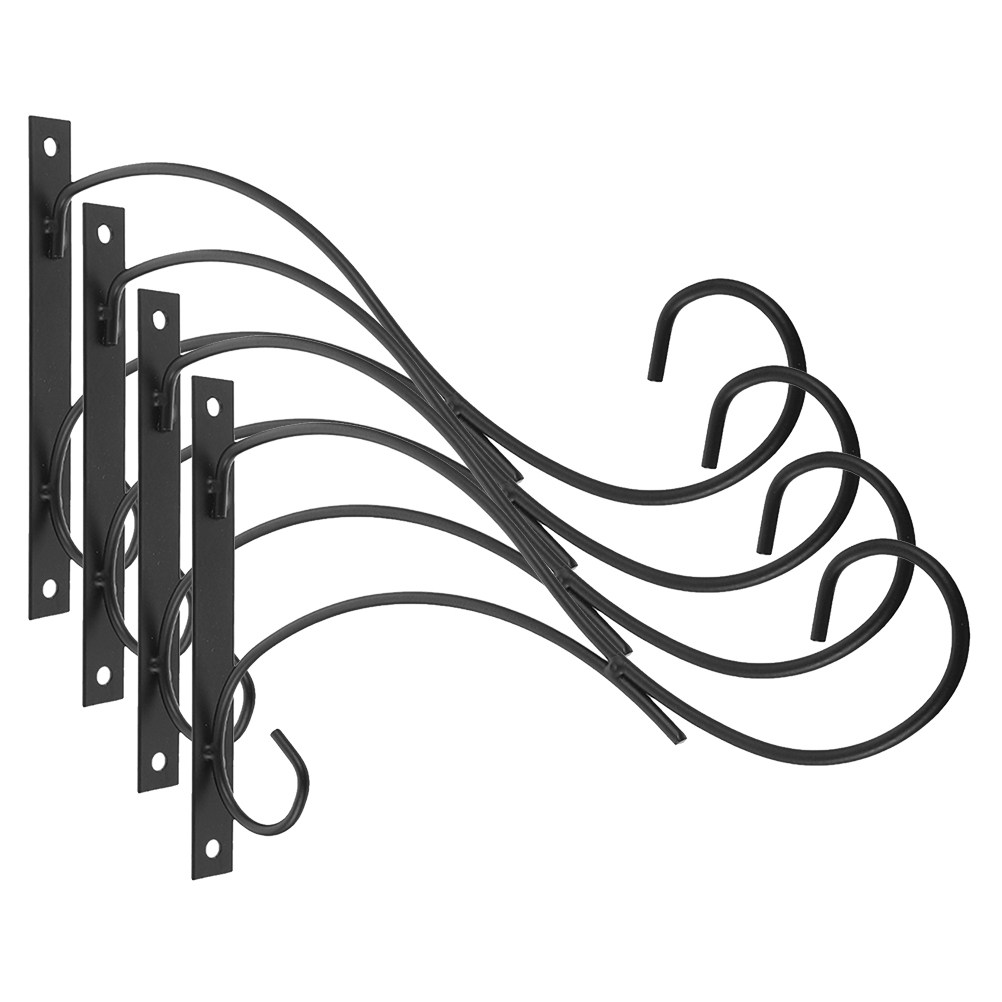 4Pcs Heavy Duty Iron Hanging P - đánh giá và giá Hanging Planter Basket