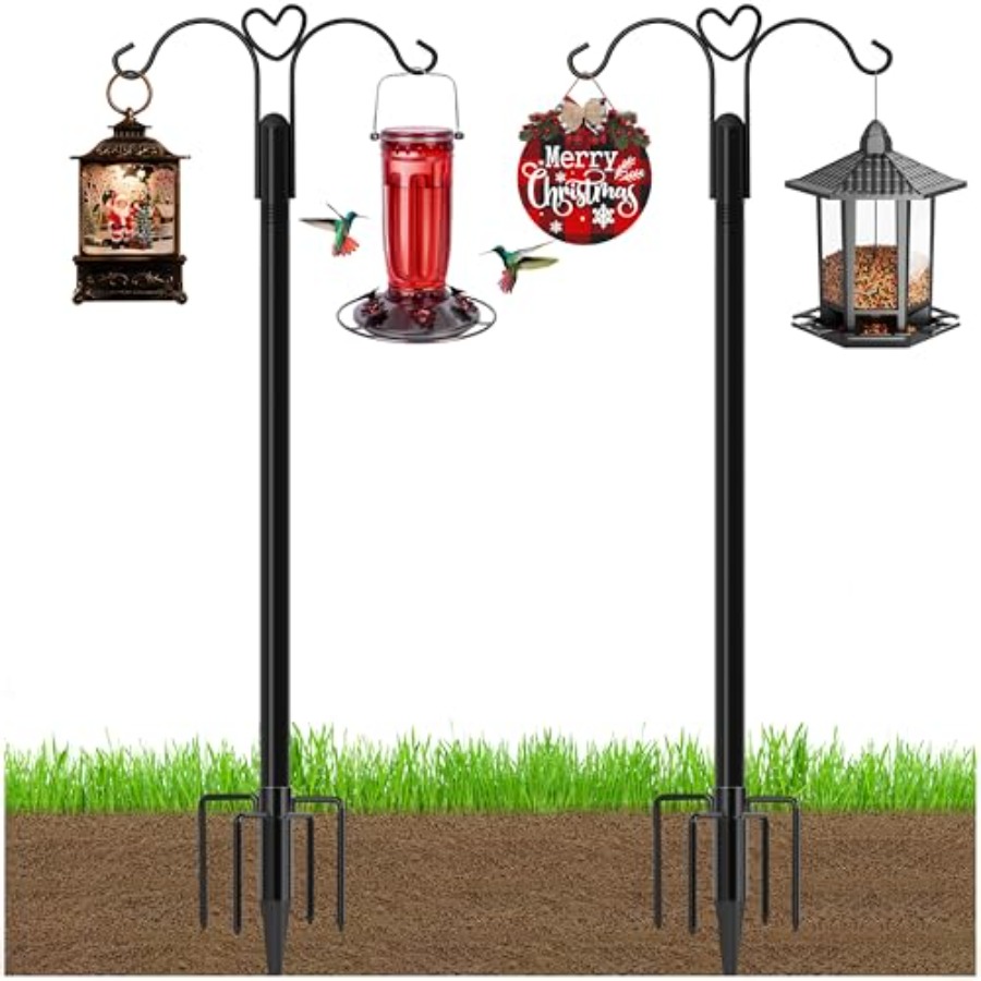 Bird Feeder Pole, 2 Pack CH Do - đánh giá và giá Hanging Planter Basket