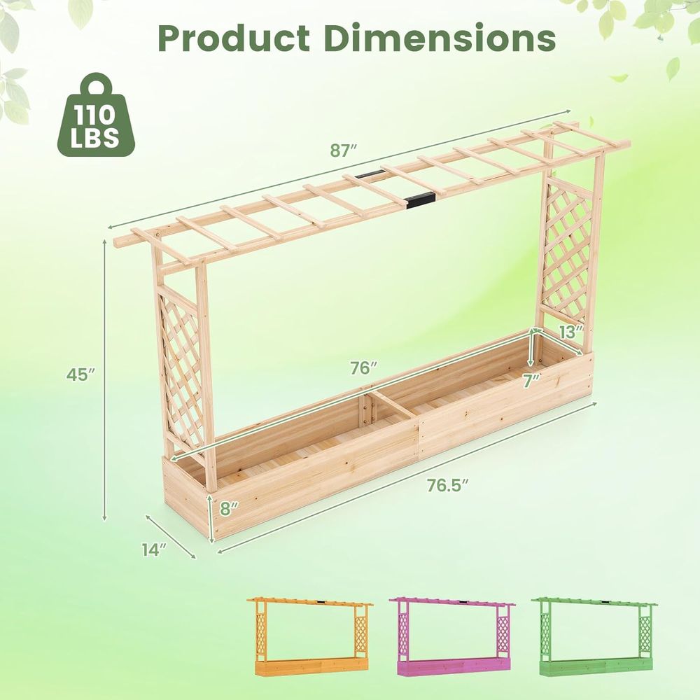 45 Tall Wooden Elevated Garden - đánh giá và giá Hanging Planter Basket