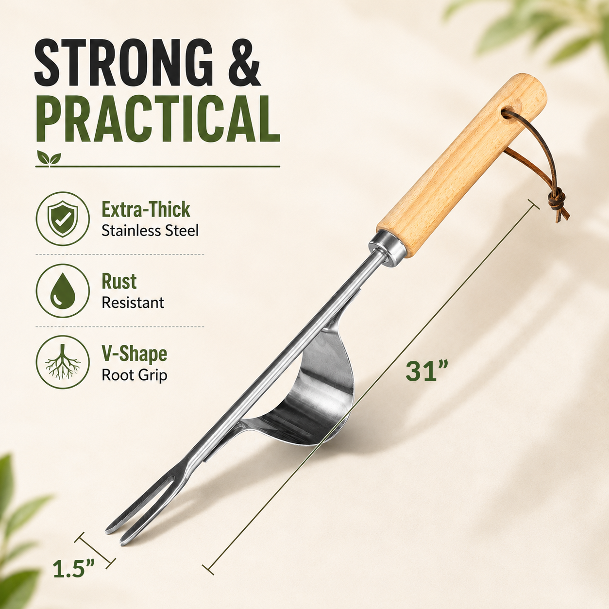 Manual Weed Remover, Stainless - đánh giá và giá Weed Puller