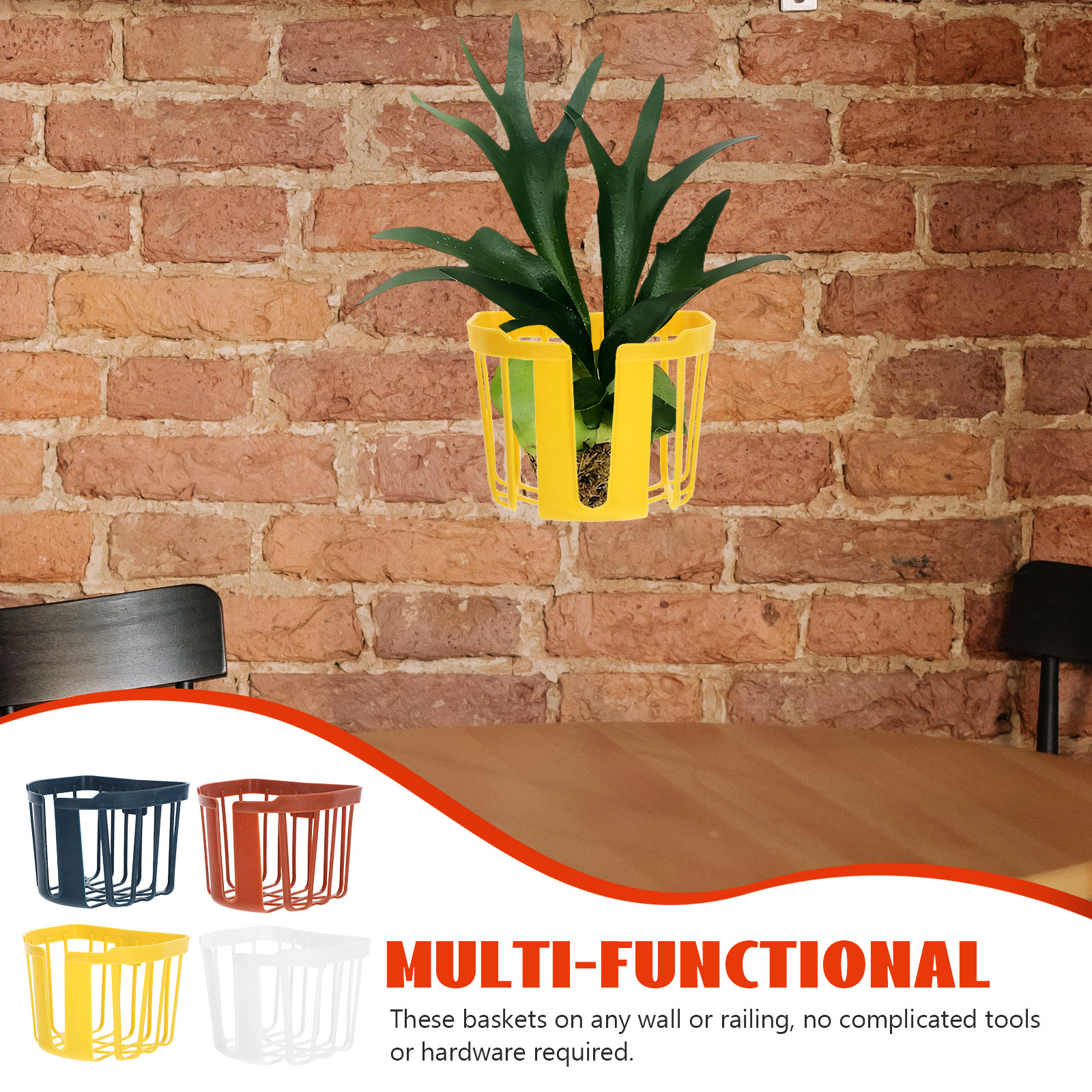 8Pcs Wall Mounted Planters Bas - đánh giá và giá Hanging Planter Basket