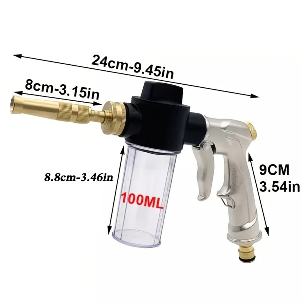 High Pressure Spray Water Gun  - đánh giá và giá Gardening Tools Types