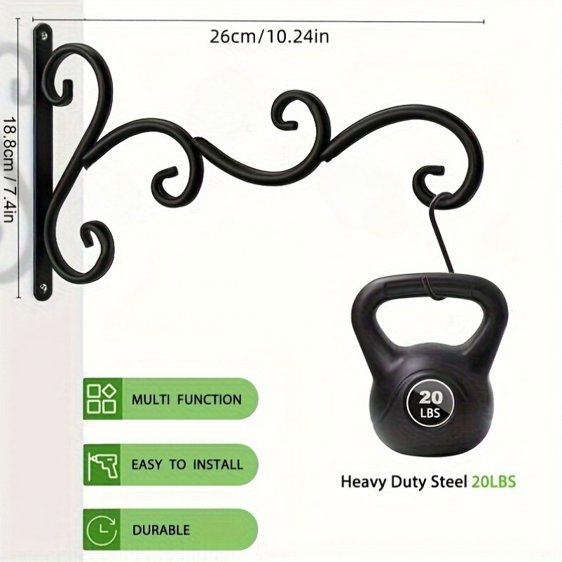 2pcs Wall-mounted Plant Rack f - đánh giá và giá Hanging Planter Basket