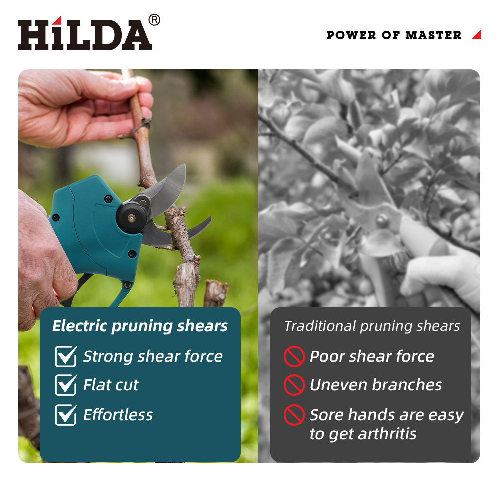 HILDA 18V Brushless Cordless E - đánh giá và giá Essential Gardening Tools
