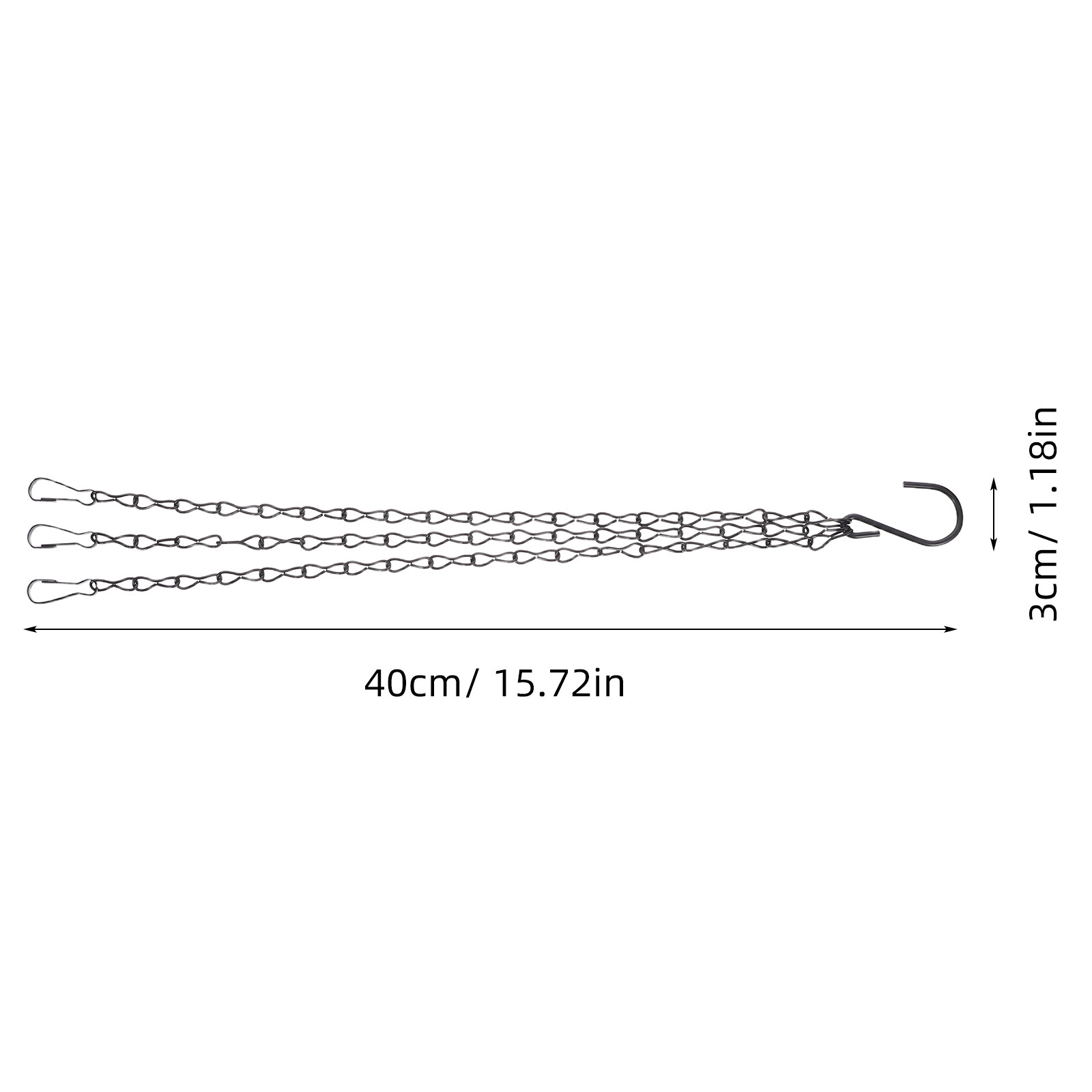 4Pcs Garden Hanging Chains Met - đánh giá và giá Hanging Planter Basket