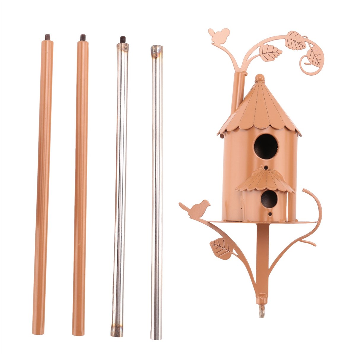 A72P Garden Bird House with Po - đánh giá và giá Gardening Hand Tools B&Q