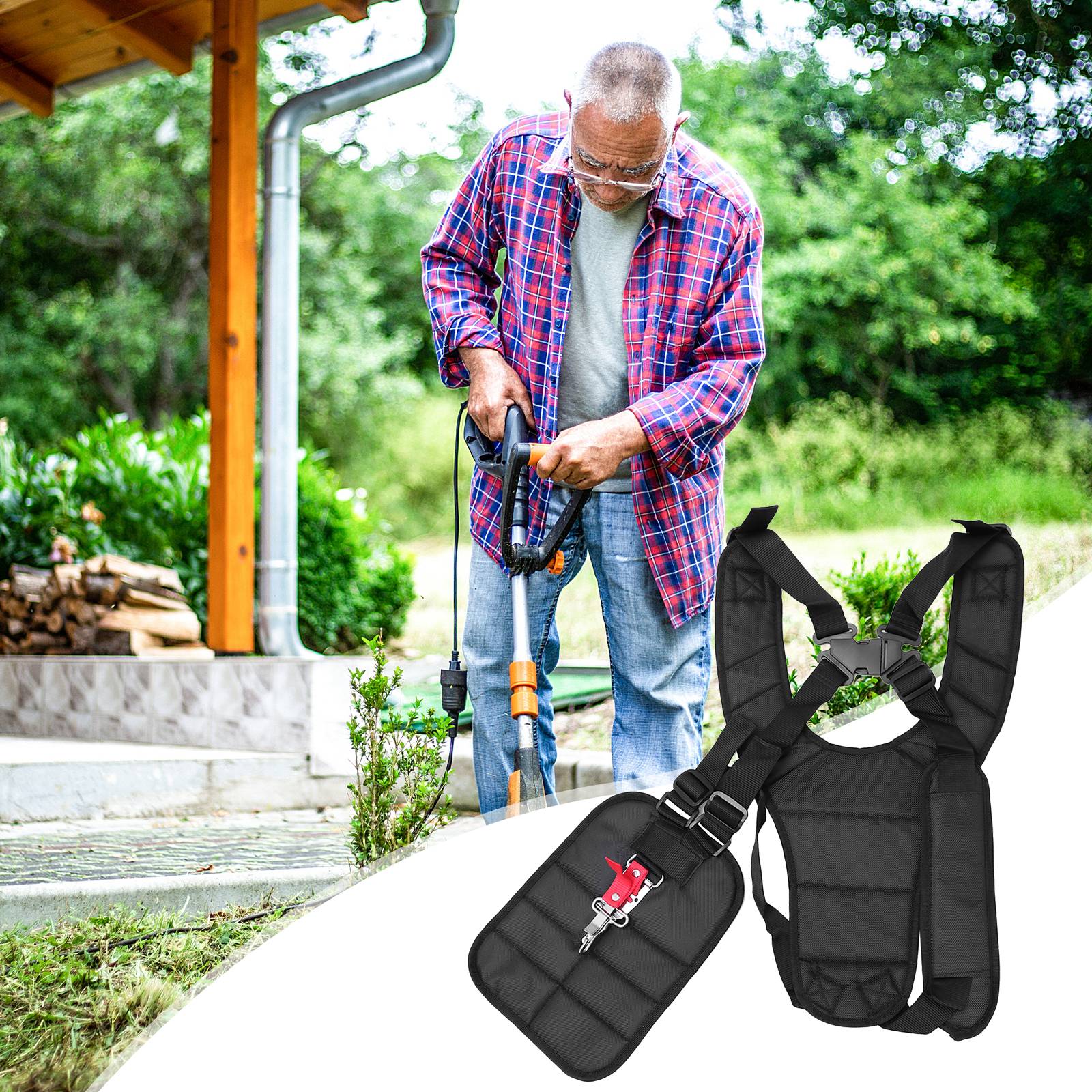 Grass Trimmer Shoulder Strap D - đánh giá và giá Essential Gardening Tools