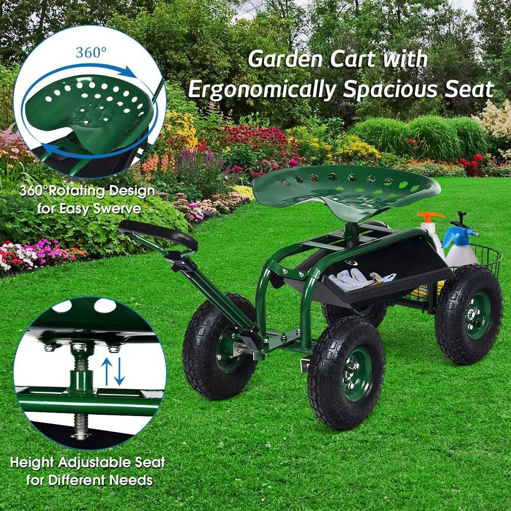 Garden Cart with Seat, Gardeni - đánh giá và giá Gardening Tools B&Q