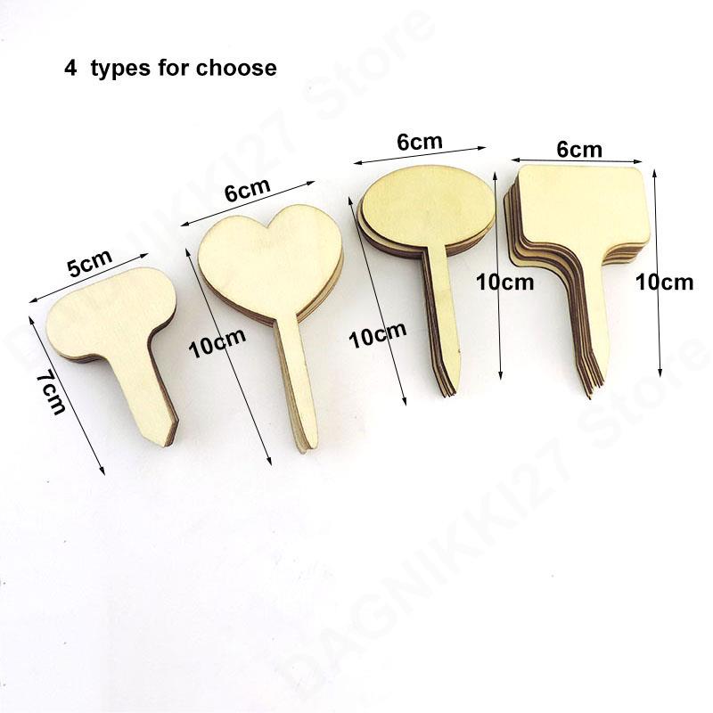 10x T-Type Wooden Plant Labels - đánh giá và giá Gardening Tools Types