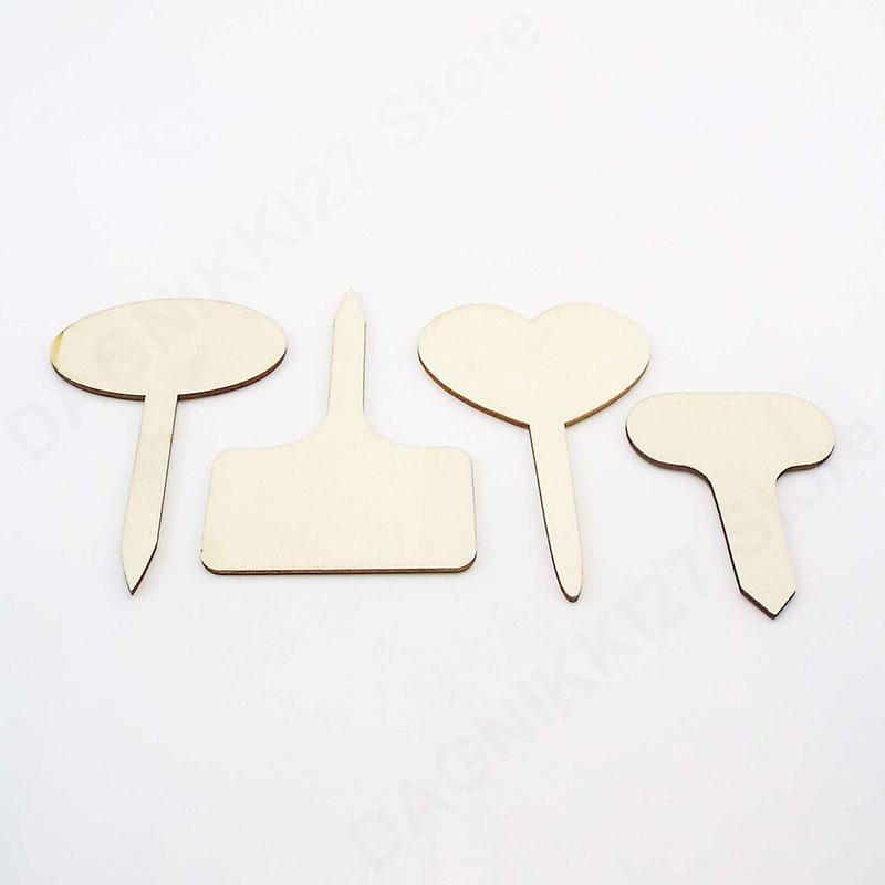 10x T-Type Wooden Plant Labels - đánh giá và giá Gardening Tools Types