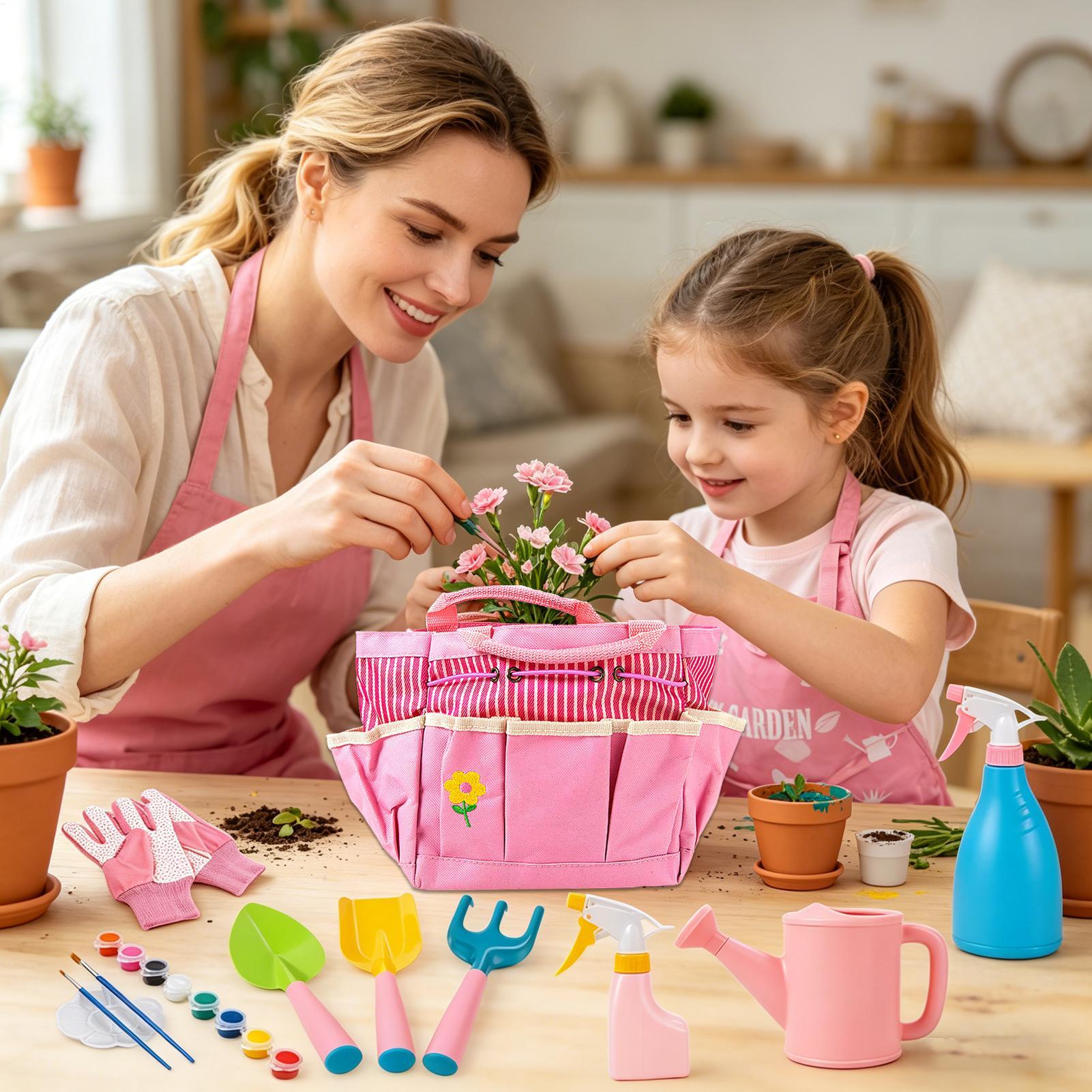 Kids Gardening Kit Watering Ca - đánh giá và giá Gardening Tools Kit For Kids