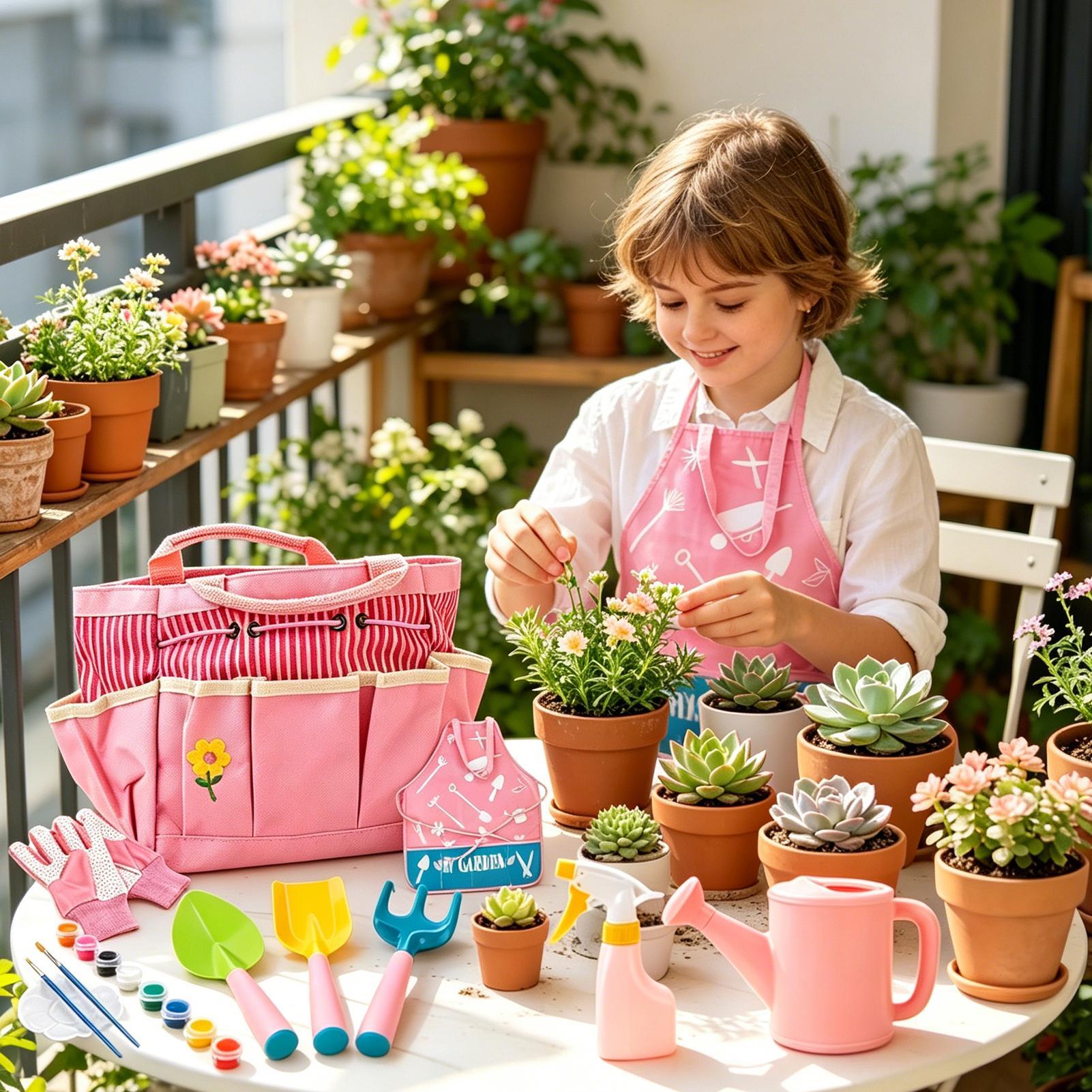 Kids Gardening Kit Watering Ca - đánh giá và giá Gardening Tools Kit For Kids