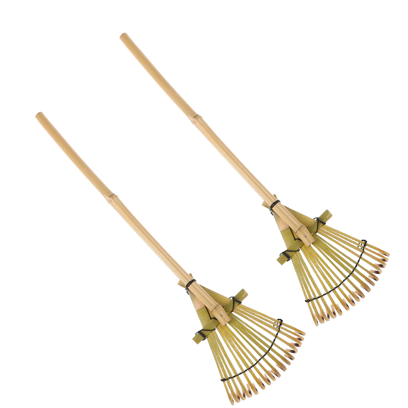 2Pcs Bamboo Garden Hand Rakes  - đánh giá và giá Gardening Tools Japanese
