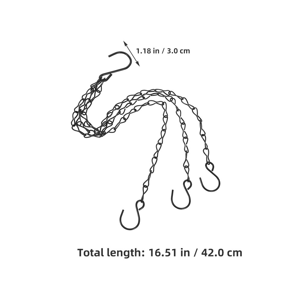 3Pcs Flower Basket Hanging Cha - đánh giá và giá Hanging Planter Basket