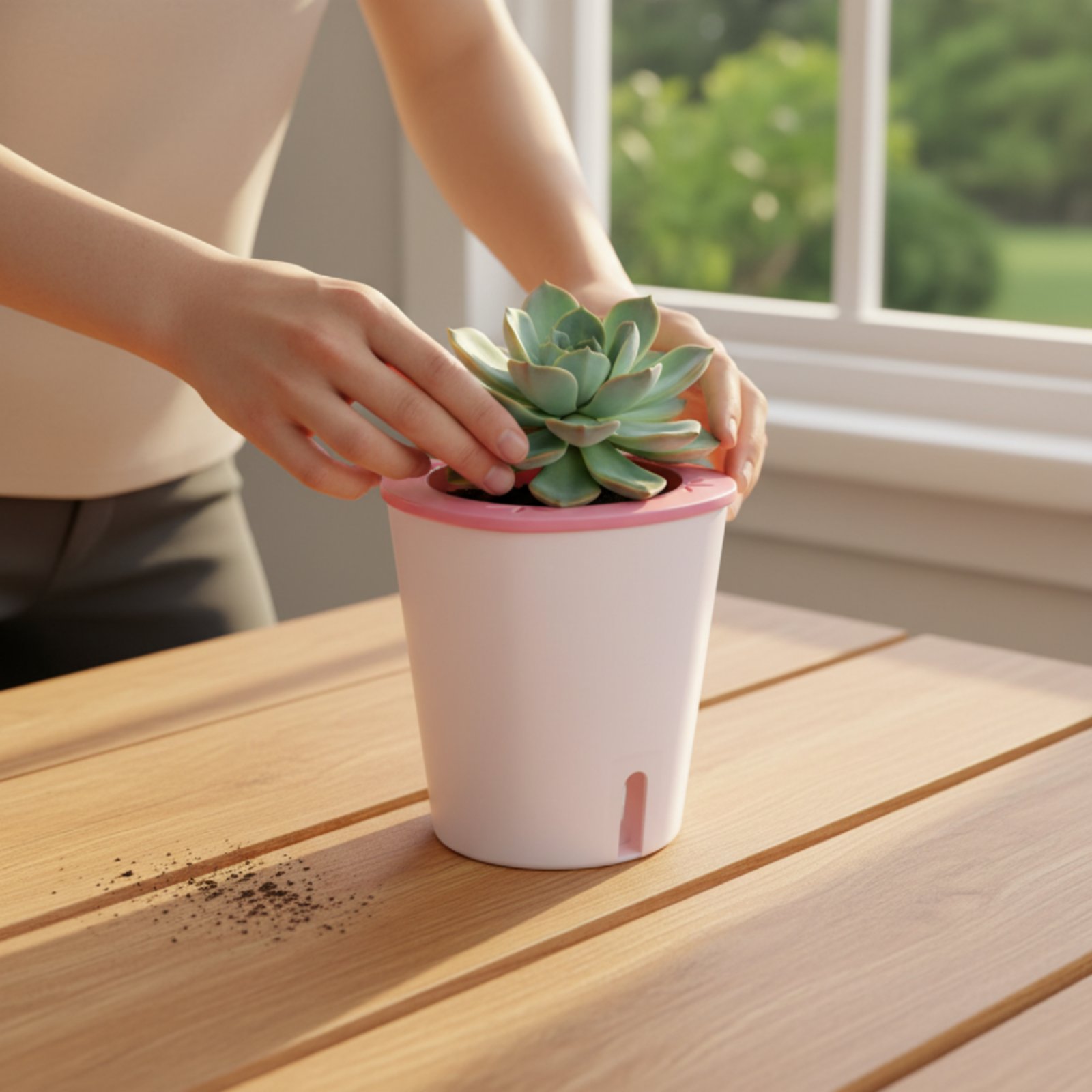 Self Watering Planter Large Si - đánh giá và giá Gardening Tools Of