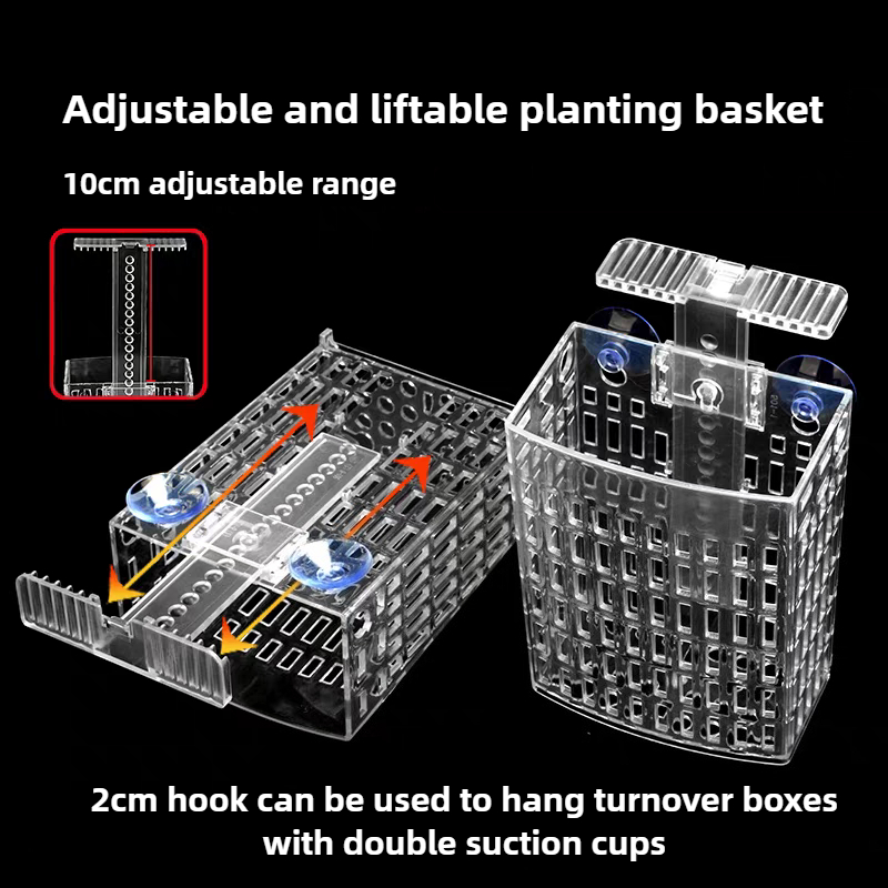 Aquarium Plant Holder Adjustab - đánh giá và giá Hanging Planter Basket