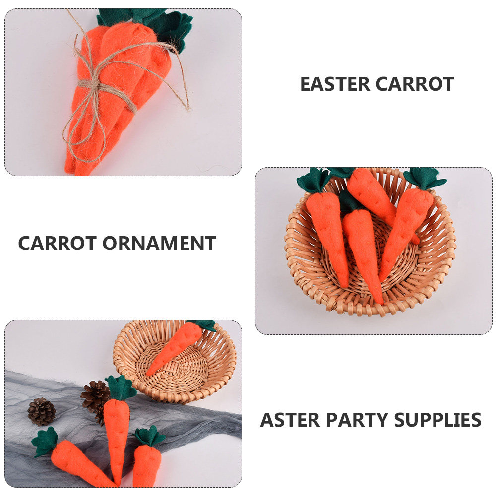 3Pcs Easter Carrot Decor Simul - đánh giá và giá Gardening Tools Photo