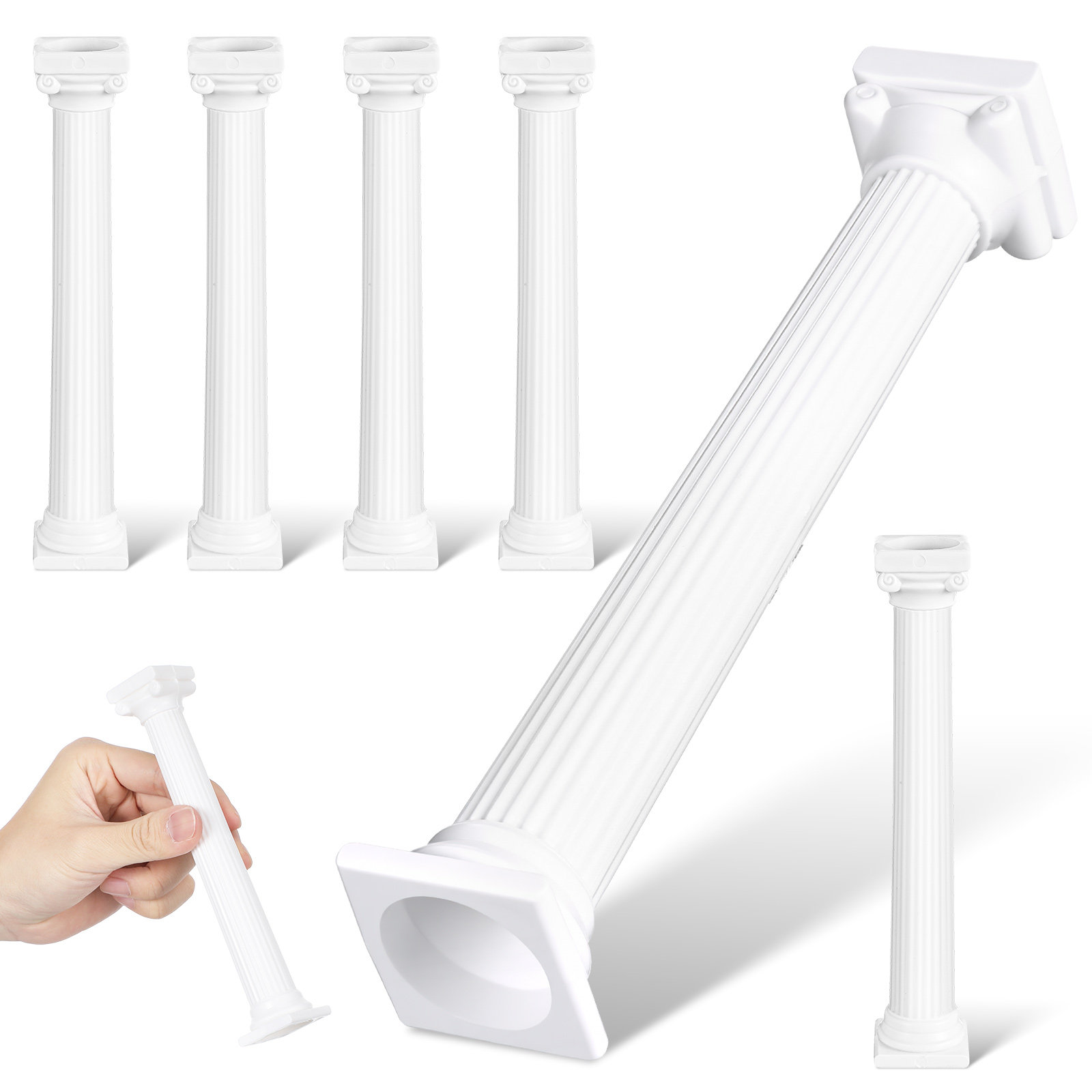 6Pcs Roman Pillar Mini Column  - đánh giá và giá Gardening Tools Photo
