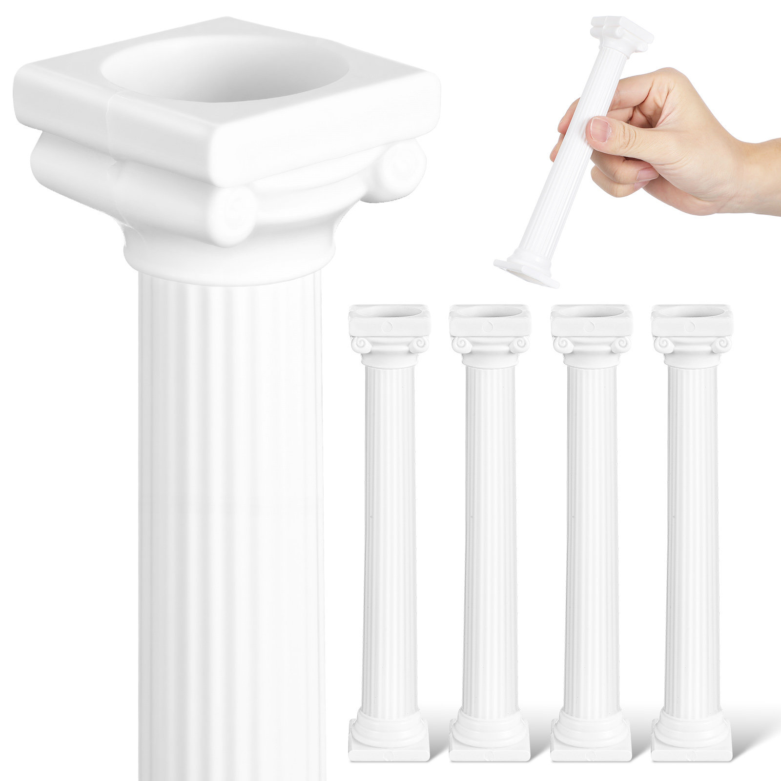 6Pcs Roman Pillar Mini Column  - đánh giá và giá Gardening Tools Photo