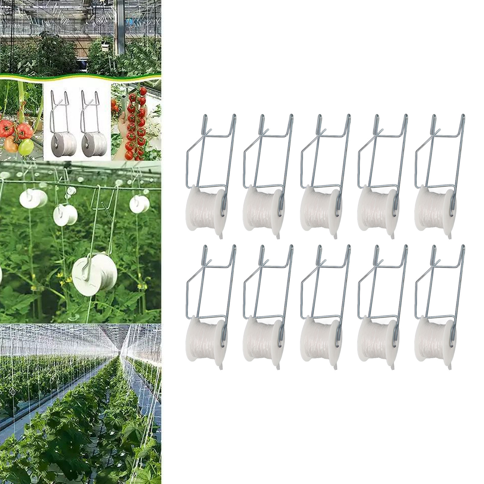 6-50pcs Tomato Support Hooks T - đánh giá và giá Essential Gardening Tools