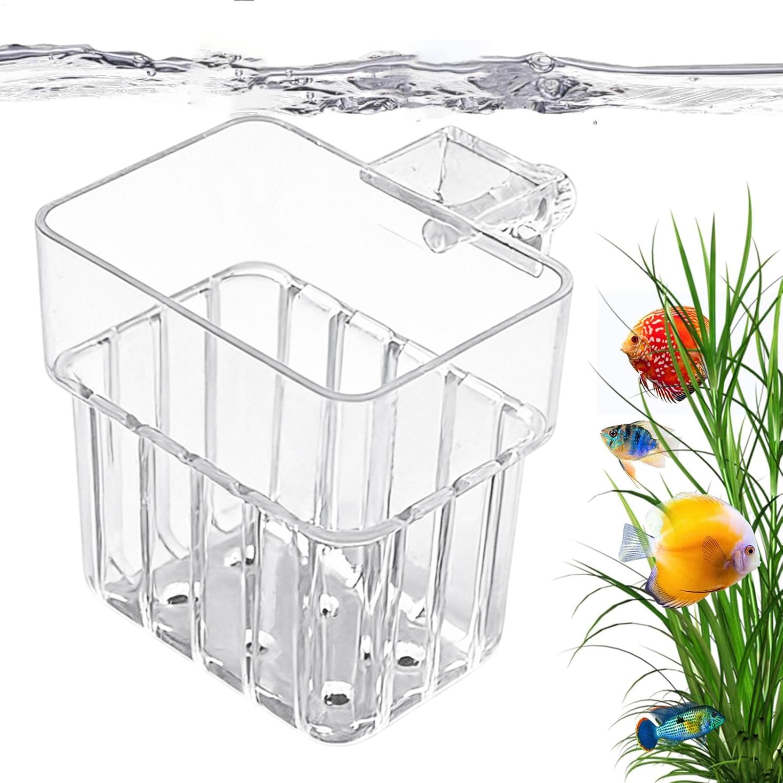 Aquarium Plant Basket Transpar - đánh giá và giá Hanging Planter Basket